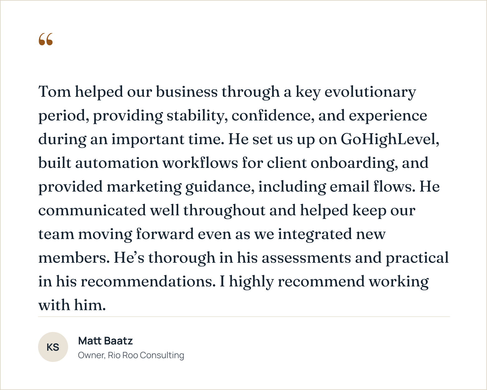 Testimonial — Kyle Schommer-1
